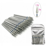 50 tk/komplekt Teemantfrees Lihvimisotsakud Hambaravi Lihvimine Hambapoleerimine Puurid K&uuml;&uuml;nepuurid 2,35 mm Vars MM37