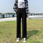 Mood sobivad naiste k&otilde;rge v&ouml;&ouml;kohaga sirge laia s&auml;&auml;rega p&uuml;ksid vabaaja pikad teksad naiste p&uuml;ksid S must