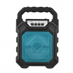 Kaasaskantav BT karaokemasin, laetav juhtmeta v&auml;lisk&otilde;lar, mikrofoniga toitega aku punane