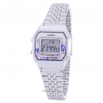 Casio Vintage noorte illuminator digitaalne LA680WA-4C naiste k&auml;ekell h&otilde;be