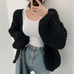 Vintage Harajuku kampsun naiste vabaaja s&uuml;gistalvise laternaga varrukatega kardigan mantel T&auml;navar&otilde;ivad Chic Y2k kampsuntopid 23328 One Size must
