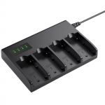 4 pesaga kaamera akulaadija Sony NP-F330 NP-F550 NP-F570 NP-F750 NP-F770 NP-F960 NP-F970 NP-F930 NP-FM500H aku jaoks must