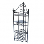 Igap&auml;evane puhas v&auml;rv lihtne disain 1/12 skaala nukumaja m&ouml;&ouml;bel miniatuurne metallist veiniriiul koju must