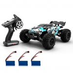 RC-auto 2,4 GHz 70 km/h suur kiirus 3 battery sinine