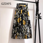 DX - uus Bohemian Chiffon poolpikk kleit kevadeks ja suveks Keskmise pikkusega k&otilde;rge v&ouml;&ouml;kohaga haldjas lilleline suur kiikseelik rannaseelik One size
