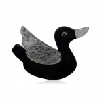 Blucome k&auml;sitsi valmistatud akr&uuml;&uuml;list haakn&otilde;elad Kohandatud naljakas loomapardi m&uuml;ts prosss&auml;rk rev&auml;&auml;rkott Armas m&auml;rk multifilm pross ehe kingitus must