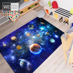 Kosmos Universum Planeet 3D P&otilde;randamatt Vaip Elutuba Suur Suurus Flanell Pehme Magamistoa Vaip 120x160cm 1pcs