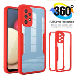 360 kogu keha kaitse&uuml;mbris Samsung A53 5g A52 A32 A22 A13 A33 A12 A73 A71 A51 A21s A30 A20 A03s A02s A82 p&otilde;rutuskindel kate A20S punane