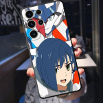 &Uuml;mbris Samsung Galaxy S22 Plus S21 S10e S23 Ultra 5g S20 Fe S10 S9 S8 armas Anime Zero Two Darling Franxxi kaanes Samsung S23 5G