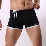 (Projektor)Mood Meeste Hingavad kohvrid P&uuml;ksid Solid Ujumisriided Rannap&uuml;ksid Slim Wear L must