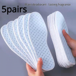 5 paari bambusest s&ouml;est antibakteriaalsed sisetallad jalatsitele Taimdeodorant Jooksmine Spordisisetald Jalad paksendatud l&ouml;&ouml;ke neelav jalatsitald 39(5 Pairs)