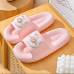 Sussid Naiste Superpehme seapea mustriga sandaalid Suvekodu Libisemisvastased paksu p&otilde;hjaga Vannitoa Paari p&otilde;hjaga sussid 36-37 valge