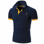 Meeste S Stand Collar Cotton T s&auml;rk Camisa Polo s&auml;rgid XL