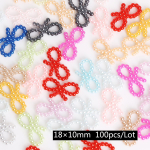 100 tk segav&auml;rviline lameda seljaga kabo&scaron;oni imitatsioon plastikust ABS p&auml;rlihelmed meisterdamine k&auml;sit&ouml;&ouml;na r&otilde;ivaste kaunistus 12x8mm 100pcs mitmev&auml;rviline