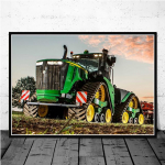 Traktorit&ouml;&ouml;stus Kaasaegne &otilde;limaal Plakat L&otilde;uendmaal Seinakunst Pilt Elutuba Kodu Magamistuba Lastetoa sisustus 40X50cm Unframed