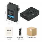 14,8 V V-Lock BP akud V-kinnitusega C-t&uuml;&uuml;pi aku mikrokiirlaadimine LED-videovalgustiga kaameratele nutitelefonidele Kaamera leviedastus