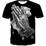 Suvine lahe meeste T-s&auml;rk 3D tr&uuml;kitud rahaga T-s&auml;rgid Meestele T&auml;navas&auml;rk Meeste R&otilde;ivad Camiseta Meeste Riided Mood Kuum 4XL