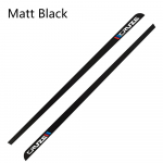 2 tk auto pikkade ribadega kleebised Chevrolet Cruze'i tuuningu tarvikute jaoks Auto m&otilde;lema ukse k&uuml;ljejoone stiiliga vin&uuml;&uuml;lkile sisekujundus Matt Black