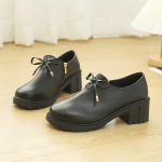 Naiste paksu kontsaga vibunahast kingad 35 must