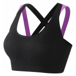 Naiste Spordirinnahoidja Push Up Crop Top Naiste Treening Fitness J&otilde;usaali Rinnahoidja Top Jooga Rinnahoidja Sportlikud spordir&otilde;ivad M must