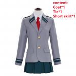 Anime My Hero Academia Midoriya Izuku Bakugou Katsuki Cosplay kost&uuml;&uuml;m Ochaco Uraraka Boku no Hero Academia Halloweeni vormikomplekt L nagu n&auml;idatud v&auml;rv