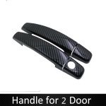 Opel Chevrolet Sonic Aveo Barina 2012~ jaoks, kroomitud s&uuml;sinikkiust auto uksek&auml;epideme katte trimmi auto stiil black for 2 door