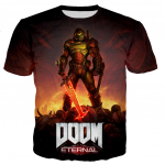 Doom T-s&auml;rgid FPS M&auml;ng 3D Prindi T&auml;navar&otilde;ivad Mehed Naised Lahedad Suure kaelusega T-s&auml;rk Harajuku Mood Lapsed Poisid T-s&auml;rgid Topid Riietus M