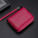 Moodne ID-kaardi omanik Panga krediitkaart Rahakott K&auml;ekott Meeste ja naiste V&auml;ikesed vahetusm&uuml;ndid V&otilde;tmed Kaardid T&otilde;mblukuga kott k&auml;erihmaga must