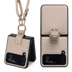 P&otilde;rutuskindel Crossbody rahakoti&uuml;mbris Samsung Galaxy Z Flip 3 4 5 5G Stiilne ja kaitsev pika rihmaga telefoni&uuml;mbris Galaxy Z Flip 3