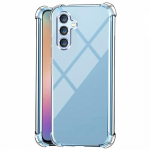 Gasbag Anti-nock Ultra &otilde;huke &otilde;huke l&auml;bipaistev l&auml;bipaistev pehme TPU telefoni korpuse kate Samsung Galaxy A04 A04S A04e A14 A24 A34 A54 4G 5G M04 M14 M34 jaoks Samsung M34 valge