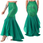 Naiste karnevalipeokleit kokteilipeo fotograafia kost&uuml;&uuml;m Printsessi merineitsi kleit Halloweeni printsessi kost&uuml;&uuml;mi peor&otilde;ivad S roheline