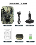 Bst883 Outdoor Mini Wildlife Trail Camera 4K 32MP infrapuna jahikaamera koos Night Vision Motion Aktiveeritud metsloomakaameraga BST883