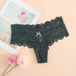 Naiste keskmine v&ouml;&ouml;koht pitsp&uuml;ksid Boxer T-selja stringid Naiste G-String alusp&uuml;ksid S sinine