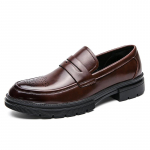 Brogues Style meeste kingad &Auml;ri vabaaja nahast kingad mokasiinid meeste jalan&otilde;ud 38 pruun
