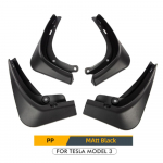 4 tk auto porilapid Tesla Model 3 Model Y jaoks porikaitsed pritsmekaitsed poritiiba eesmise tagaratta porikaitse Model3 mudelileY 3-Black