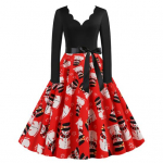 Kost&uuml;&uuml;mide peokleit, pikkade varrukatega, suurte &auml;&auml;ristega, &otilde;hukese v&ouml;&ouml;kohaga seotav lapiline j&otilde;ulukleit M punane