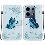 Rahakoti&uuml;mbris kaardihoidjaga Lilleline PU-nahast &uuml;mbris Kickstand randmerihma p&otilde;rutuskindel kate Infinix Note30 Hot30 Hot20 Smart7 Smart6 Zero20 Note11 jaoks Infinix Hot 9 Play/X680