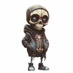 Halloweeni luukere nukkvaigust kaunistused v&auml;lismaalase dressipluus kummitusp&auml;eva peolaua aiakaunistus 15cm