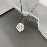 ANENJERY Tai h&otilde;bedane kiri &uuml;mmargune &uuml;mmargune kokkuvolditav kaelakee kaelakee naistele isikup&auml;ra ins ehted kingitused