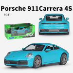 1/24 Welly Porsche 911 Carrera 4S kupee sulamist sportautomudel survevalu metallist m&auml;nguasjas&otilde;idukid automudeli simulatsioon lastele kingitused 1/24-18.9x7.7x5.5cm