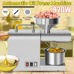 110V/220V 1500W &otilde;lipressi automaatne majapidamises kasutatav linaseemne&otilde;li ekstraktor maap&auml;hkli&otilde;li press k&uuml;lmpressi &otilde;limasin