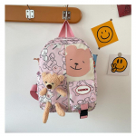 Uus armas Macaron lasteaia koolikott Trend v&auml;rviline pl&uuml;&uuml;s karu laste seljakott Laste v&auml;ljas nailon seljakott &otilde;lakott roosa