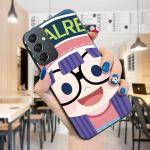 V&auml;rvitud mustriga telefoni&uuml;mbris P&otilde;rutuskindel pehmest silikoonist TPU kaitsev telefoni&uuml;mbris Samsungi kaanele Samsung A01