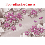 3D Luksuslik Euroopa Stiilis Lillad Lilled Helmed Ehted Tapeet Seinapilt Elutoa Diivan Magamistoa Kodukaunistuse kleebis Papel De Parede 300cm (W) x 200cm (H)