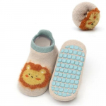 Lastele T&uuml;drukutele Poiste Sokid Libisemisvastased Puuvillased Beebi sokid T&uuml;drukutele Poistele Vabaajaprint Talvine Paks Soe V&auml;ikelaste Laste Sokid Libisemiskindlad 3-5Y(L)