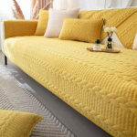 Moodne sametine pl&uuml;&uuml;sist diivani kate 1/2/3 istmega, libisemiskindel paks nurgadiivani kate Lamamistooli katted m&ouml;&ouml;blikaitse pehme 110x110cm 1pc