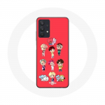 &Uuml;mbris Samsung Galaxy A32 5G BTS TinyTAN Animation BT21 plakati jaoks