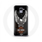 &Uuml;mbris Samsung Galaxy A8 2018 Harley Davidsoni kotka logo jaoks