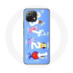 Coque pour Xiaomi Mi 11 Lite BTS Bangtan Sonyeondan BT21 Van Tata Chimmy Cooky Rj Koya Shooky Et Mang