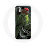 &Uuml;mbris Xiaomi Redmi Note 10 5G Pionus Parrot Red Green jaoks